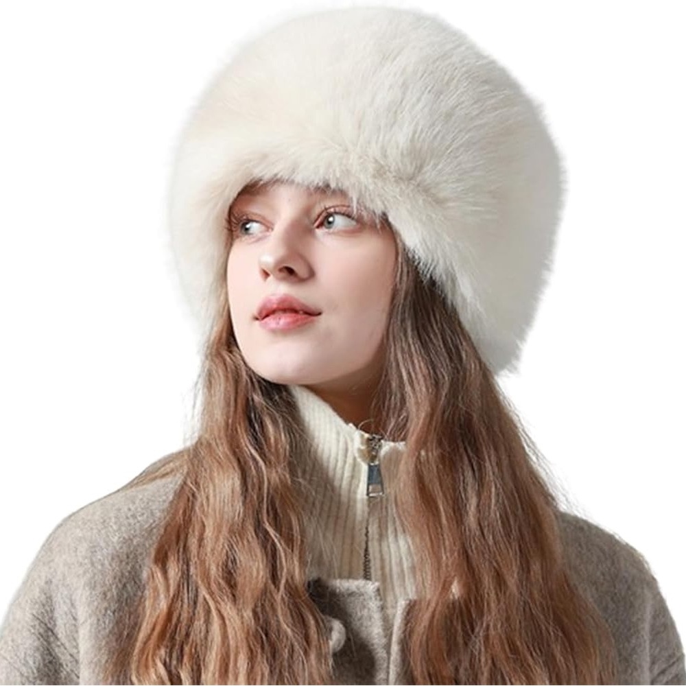 Fluffy winter hat